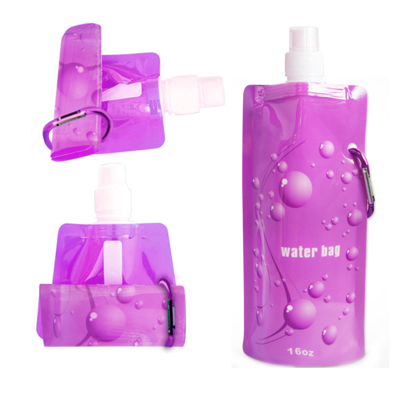 Water Bag Bolsa De Agua Modelo Burbujas Grandes Color Morado