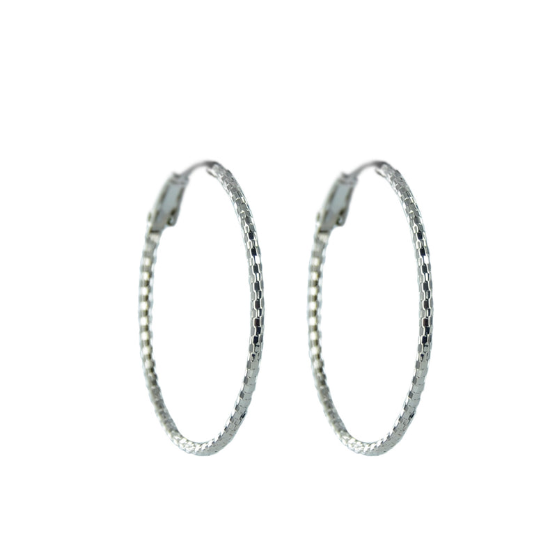 ARETES DE ARO CHICO CON CORTE DIAMANTE