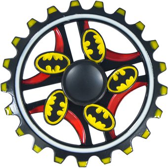 Spinner Engranaje Batman Hand Fidget Metálico, 2 Niveles