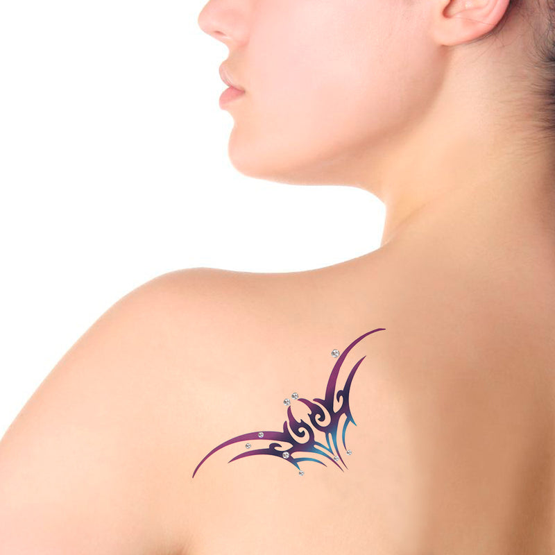 Art Plus Tatuajes con Cristales Tauro para Espalda