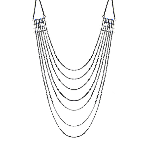 Collares Metal Plata Quemada