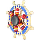 Spinner Timón Marinero Hand Fidget Metálico, 2 Niveles