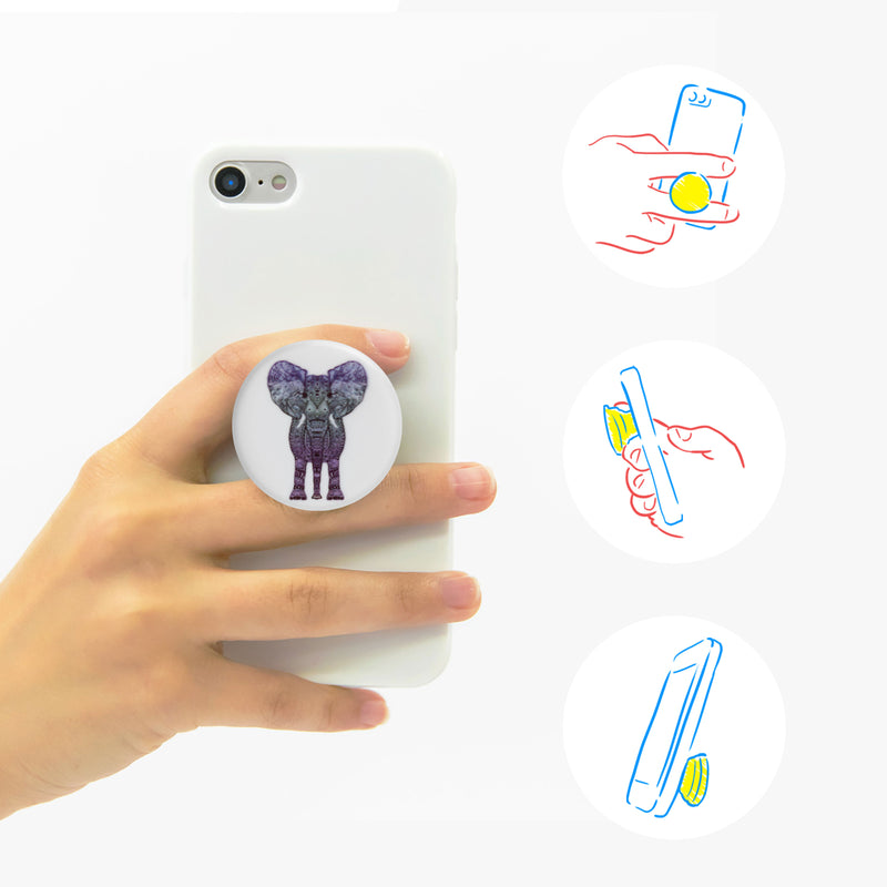 PopSockets Sujetador para Celular/Tablet Elefante