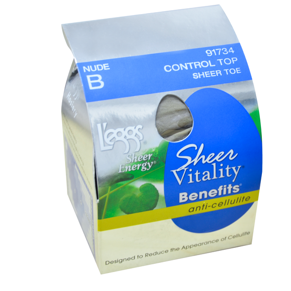 Panty Media Leggs Sheer Vitality Anti-cellulite Control Top Sheer Toe