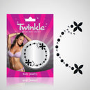 Tatuajes Corporales con Joyas de formas de Lirios Negros de Twinkle