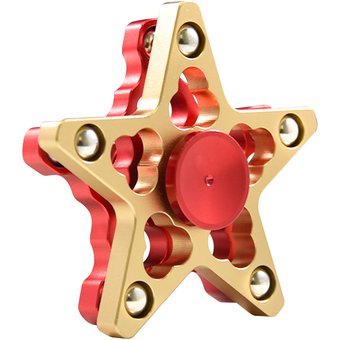 Spinner Hand Fidget Metálico - Doble Estrella