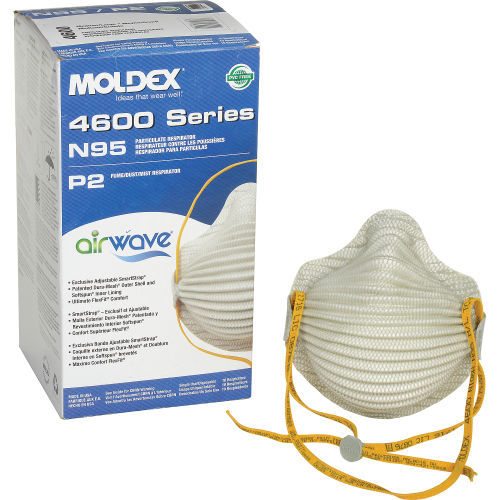 Mascarilla Moldex 4600 N95 - Bioseguridad - 10 Und
