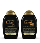 OGX Shampoo & Conditioner Hydrate & Defrizz Kukui Oil 385ml.