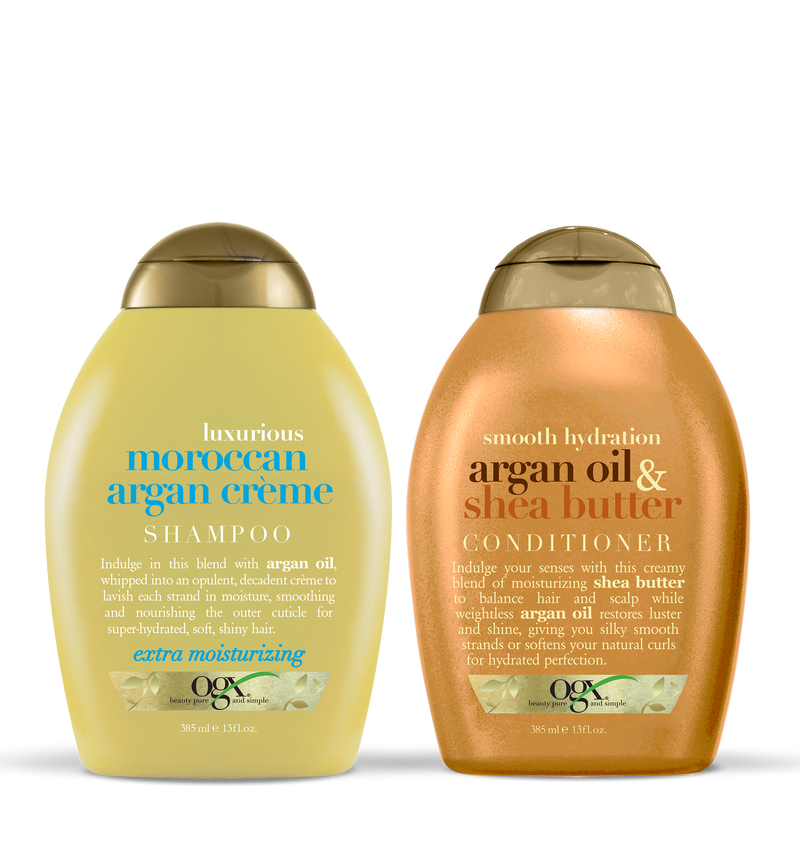 OGX Shea Butter & Shampoo Luxurious Moroccoan Argan Creme