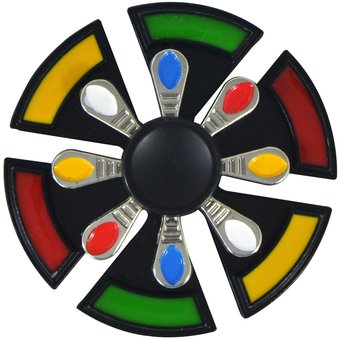 Spinner Timón Twister Hand Fidget Metálico 2 Niveles