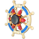 Spinner Naútico Alpha Hand Fidget Metálico - 2 Niveles