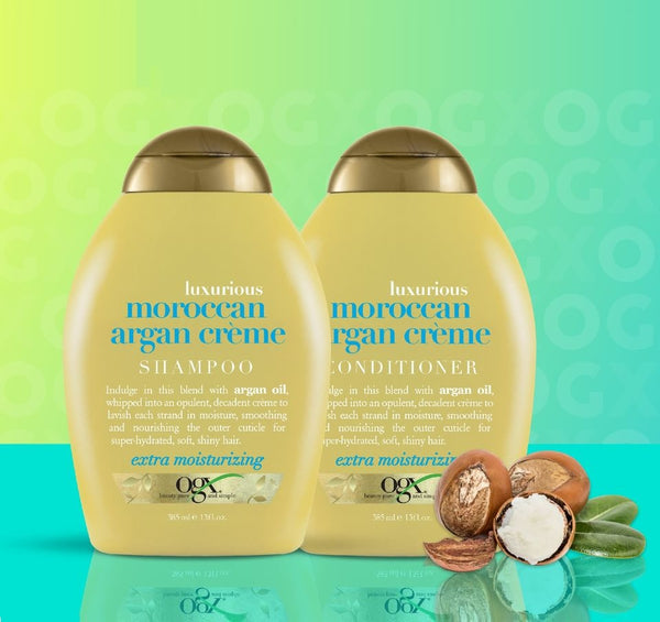 OGX Pack Shampoo & Conditioner Luxurious Moroccoan Argan Creme 385 ml c/u