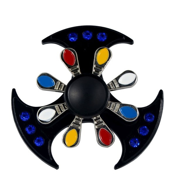 Spinner Timón 3 aspas Hand Fidget Metálico, 2 Niveles