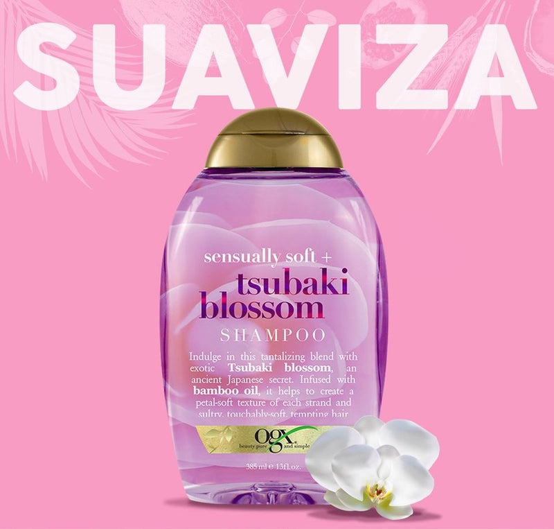 OGX Shampoo Sensualmente Suave Tsubaki Blossom 385ml